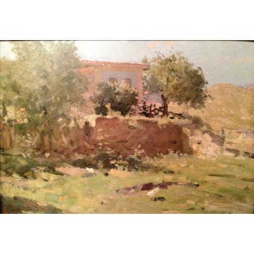 Руднев А.М. Дворик в Крыму