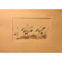 Мешков Е. А. Иллюстрация к книге С. Романовского Сон лисы