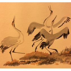 Мешков Е. А. Иллюстрация к книге С. Романовского Сон лисы