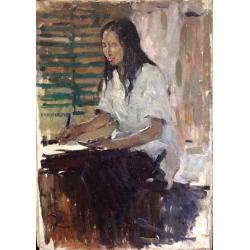 Алексеев А. Е. Вьетнам. Школьница Нгием