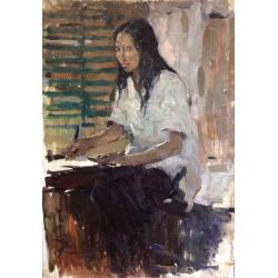 Алексеев А. Е. Вьетнам. Школьница Нгием