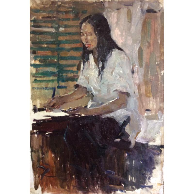 Алексеев А. Е. Вьетнам. Школьница Нгием