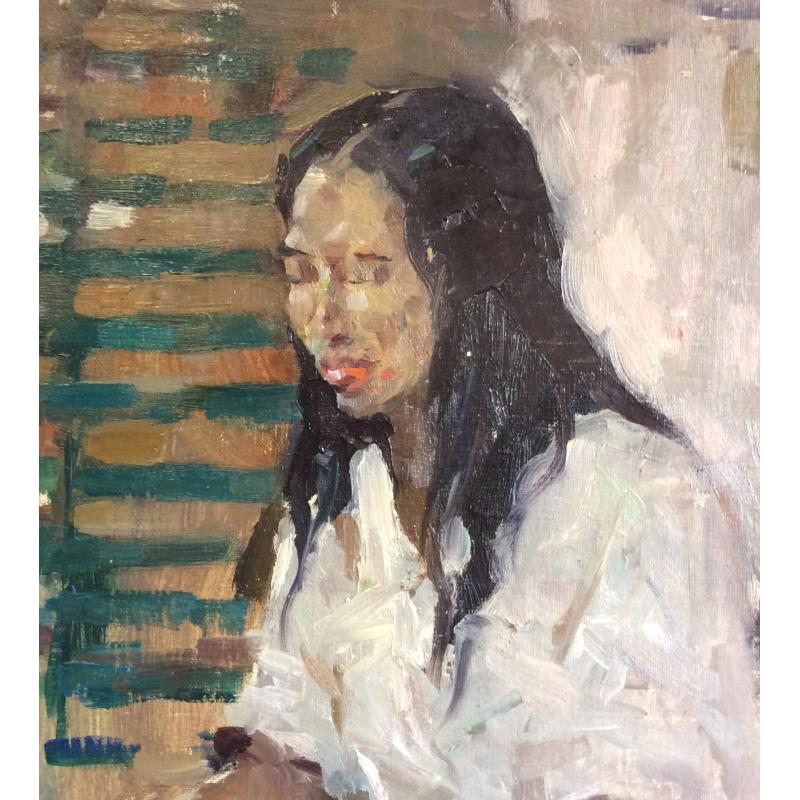 Алексеев А. Е. Вьетнам. Школьница Нгием