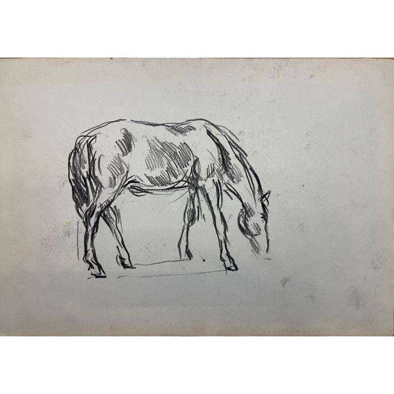 Кончаловский М.П. Пасущаяся лошадь