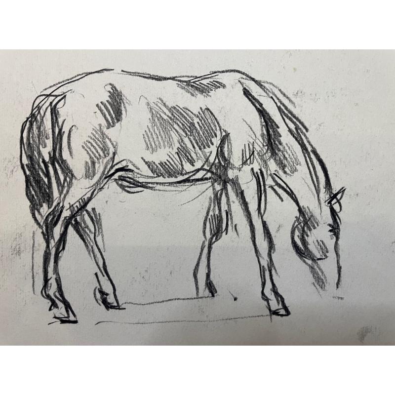 Кончаловский М.П. Пасущаяся лошадь