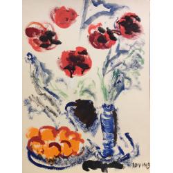 Зернова Е.С. Тюльпаны в вазочке из серии Круглый год