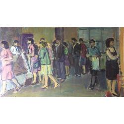 Неизвестный художник В столовой