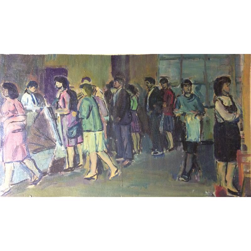 Неизвестный художник В столовой