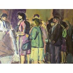 Неизвестный художник В столовой