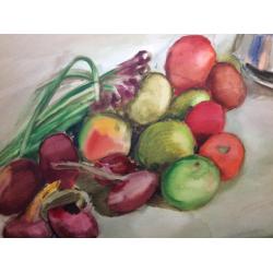 Хряков А. Ф. Натюрморт с овощами