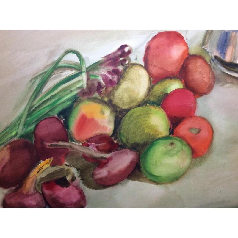 Хряков А. Ф. Натюрморт с овощами