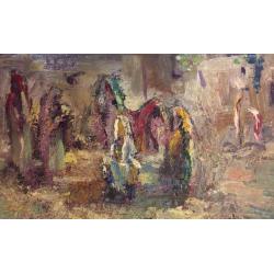 Матякубов Ф. Около мечети. Узбекистан