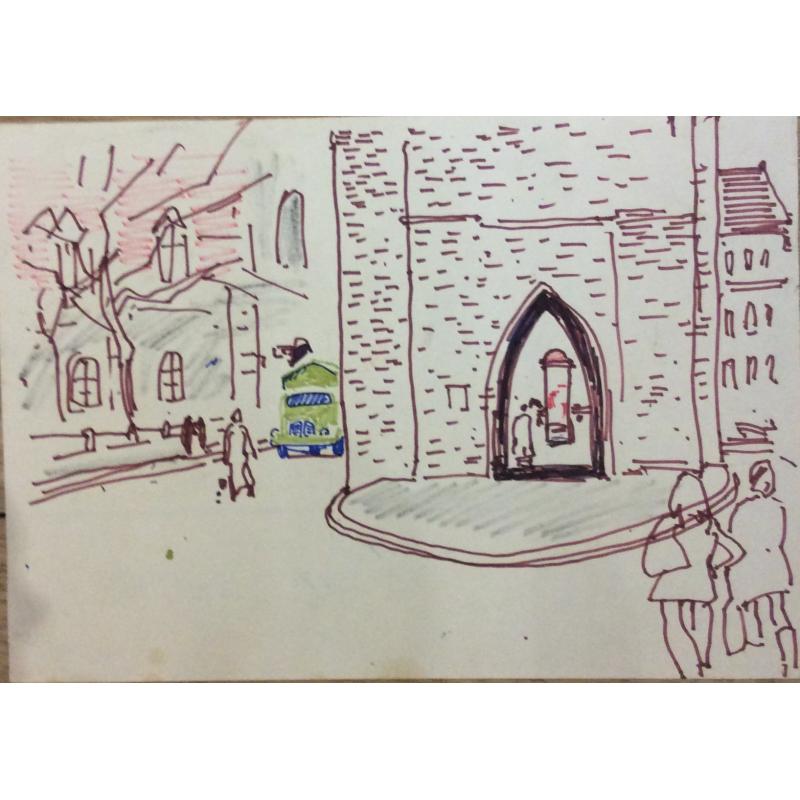 Алексеев А.Е. Городской пейзаж