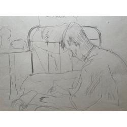 Гончаров А. Д. Художник за работой