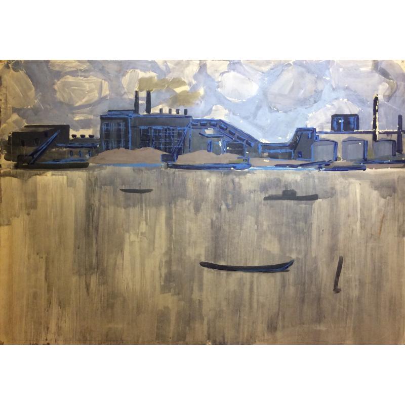 Бурмистров Б. А. Кострома. Завод на реке
