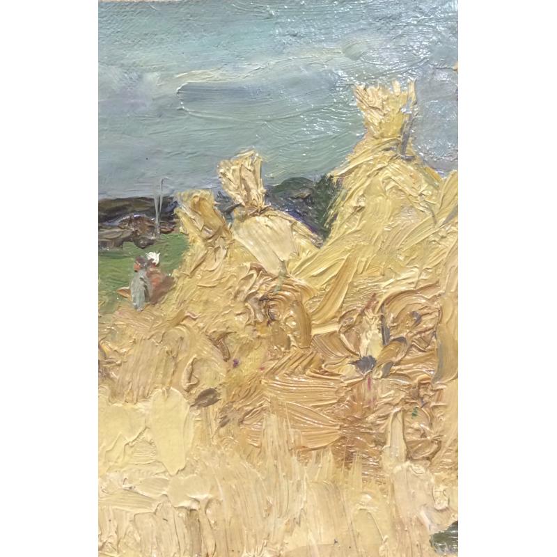 Саханов А.И. Стога сена