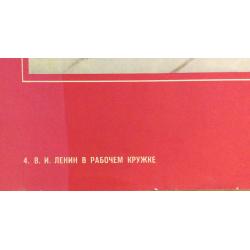 Лямин Н.В. В.И. Ленин в рабочем кружке, рисунок 4 из подборки-выставкиПро Великий Октябрь