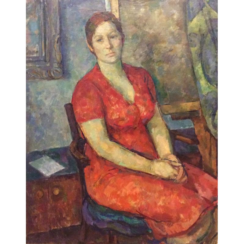 Гурвич И.М. Женский портрет в красном