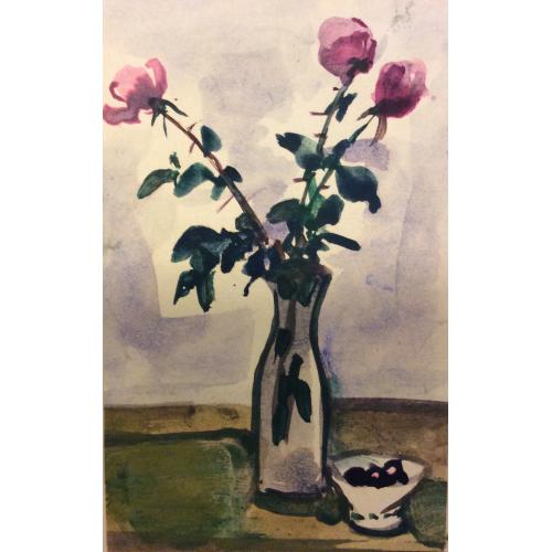 Крылов П.Н. Три розы открытка