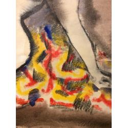 Ведерников А. С. Обнаженная на лоскутном одеяле