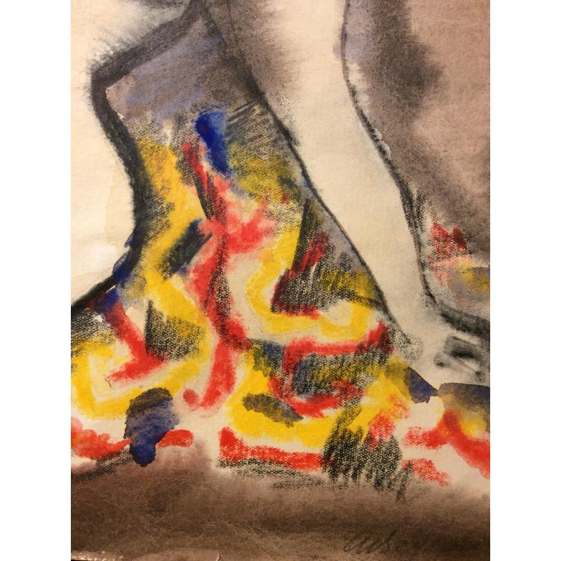 Ведерников А. С. Обнаженная на лоскутном одеяле