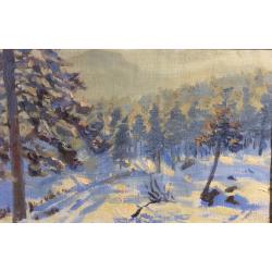 Зернова Е. С. Боровое. Зима