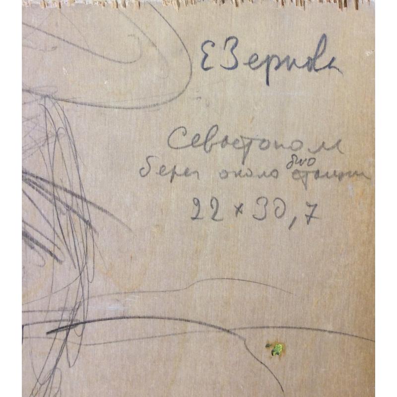 Зернова  Е.С. Севастополь. Берег около биостанции