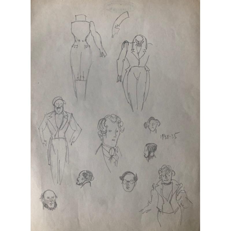 Гончаров А.Д. Эскизы костюмов