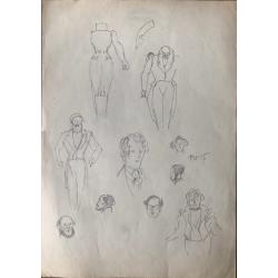 Гончаров А.Д. Эскизы костюмов