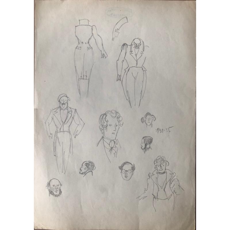 Гончаров А.Д. Эскизы костюмов