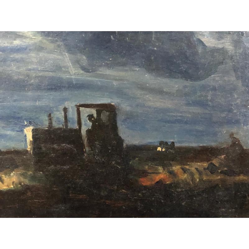 Павлов О.Б. Алтай.Целина. Ночная пахота