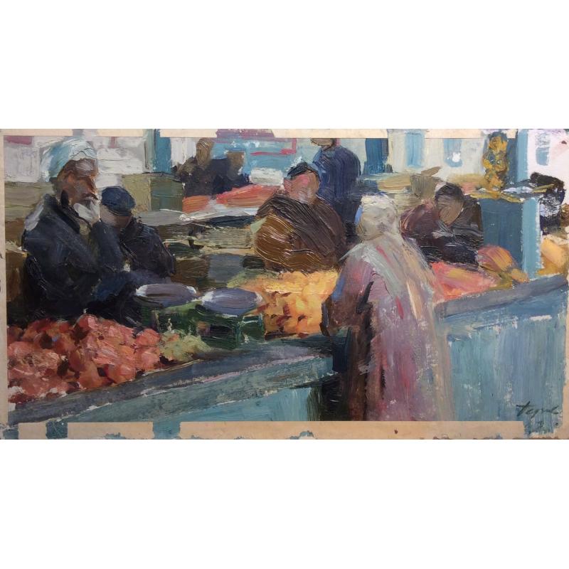 Перов А. П. Этюд Базар