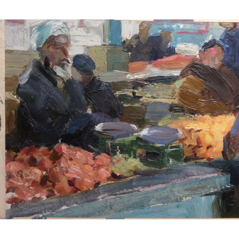 Перов А. П. Этюд Базар