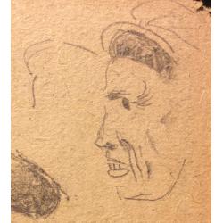 Ситников В.Я. Мужчина читает журнал