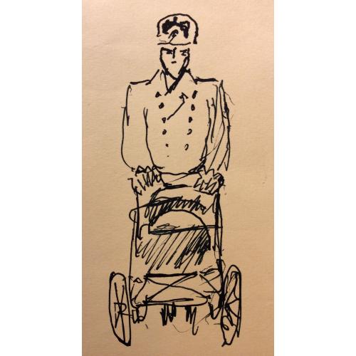 Зернова Е. С. Мужчина с коляской