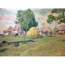 Титов А. М. Окраина деревни