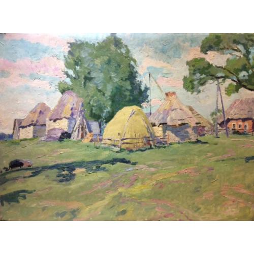 Титов А. М. Окраина деревни