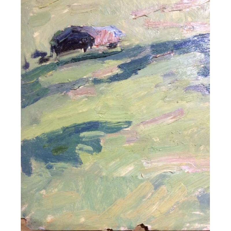 Титов А. М. Окраина деревни