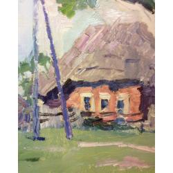 Титов А. М. Окраина деревни