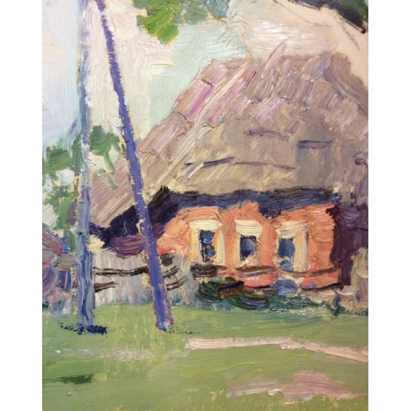 Титов А. М. Окраина деревни