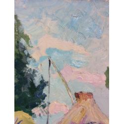 Титов А. М. Окраина деревни