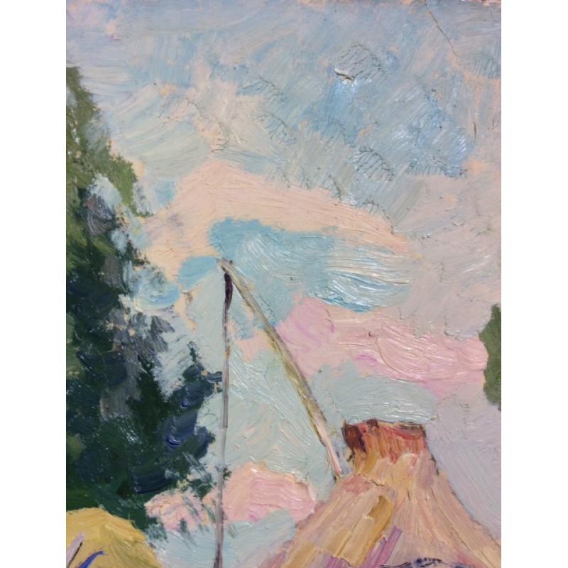 Титов А. М. Окраина деревни