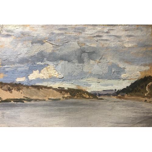 Григорьянц К.Г. Пейзаж с рекой