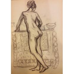 Каплан Ф. М. Натурщица около комода
