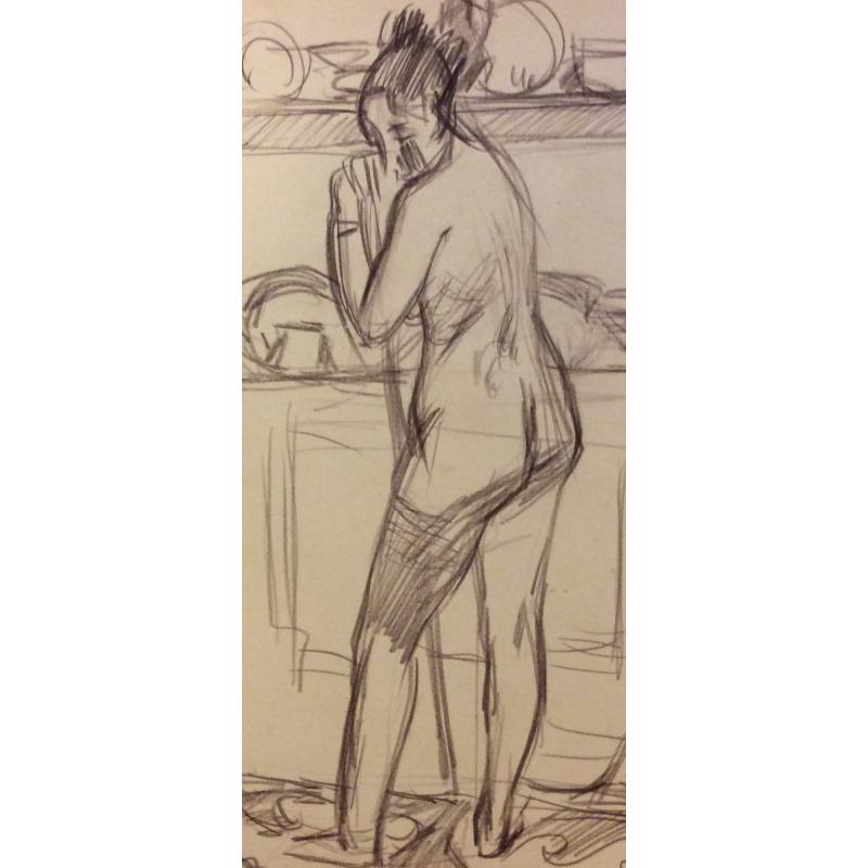 Каплан Ф. М. Обнаженная натурщица на кухне