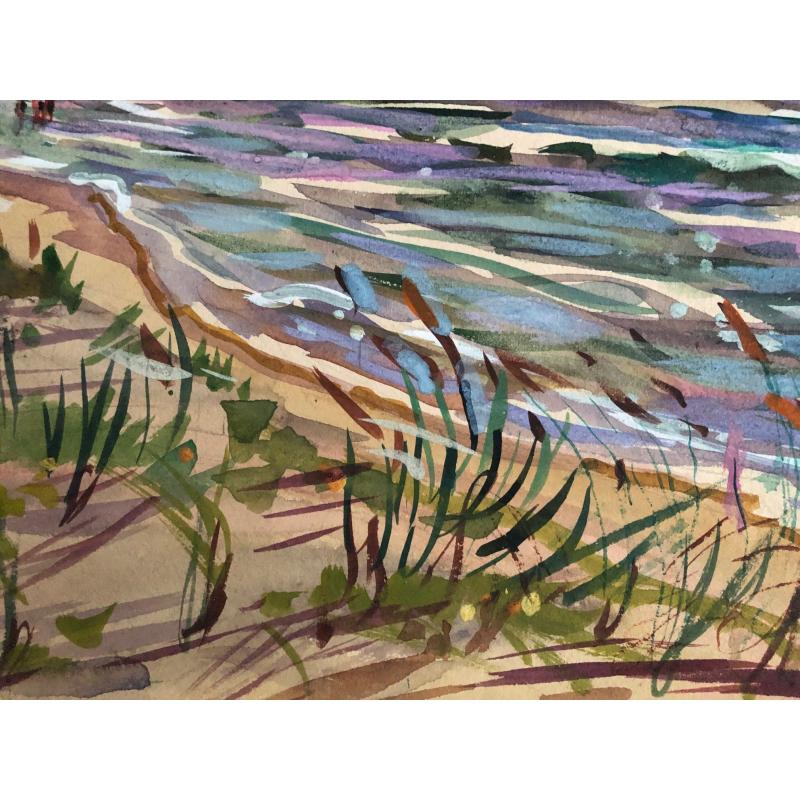 Неизвестный художник. Ветрено в дюнах