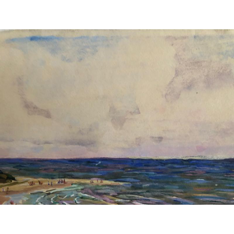 Неизвестный художник. Ветрено в дюнах