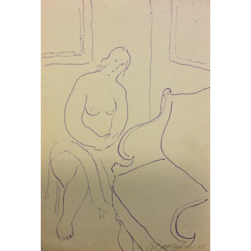 Ведерников А.С. Модель у дивана