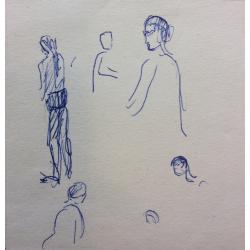 Лабас А. А. Набросок Люди