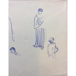 Лабас А. А. Набросок Люди